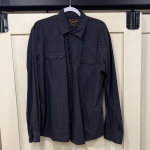 Howler Brothers Men's Charcoal Long-Sleeve Shirt